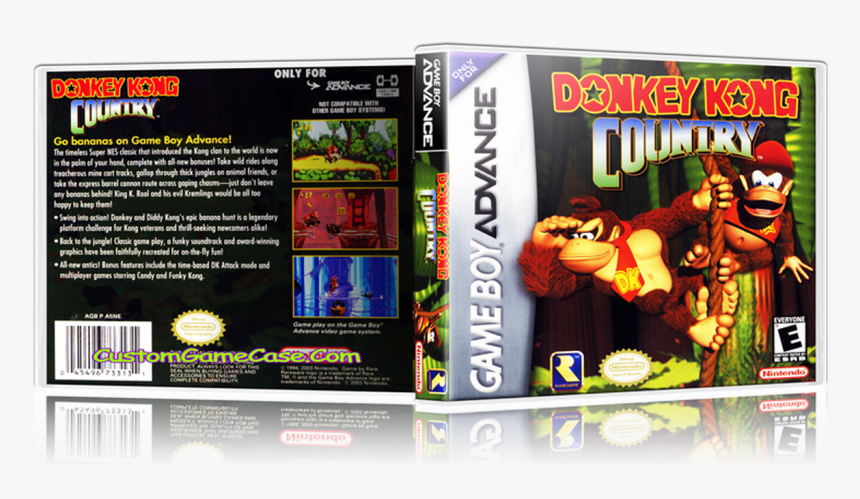 Donkey Kong Country - Donkey Kong Country Gba Box Art, HD Png Download, Free Download