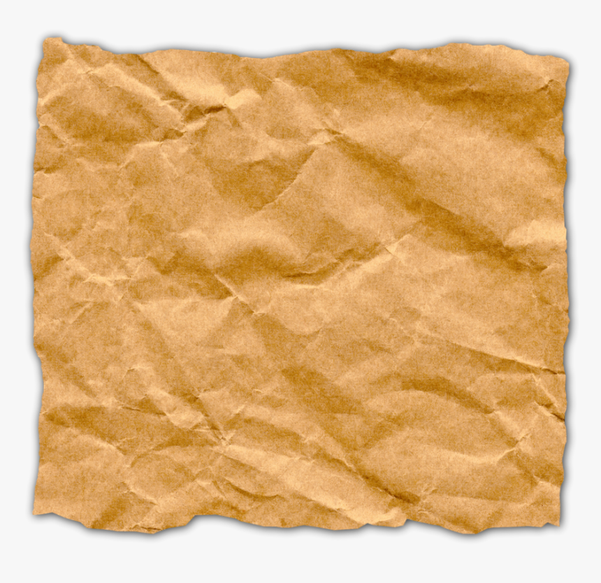 Crinkled Paper Short - Paper Bag Texture, HD Png Download, Free Download