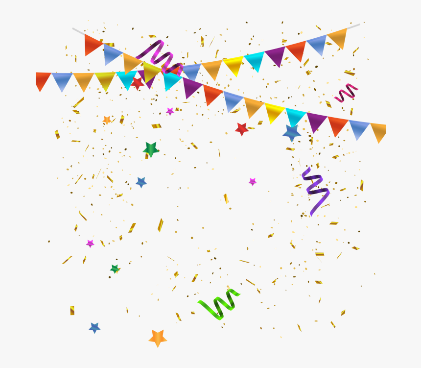 Celebration Clipart Confetti - Transparent Celebration Background Png, Png Download, Free Download