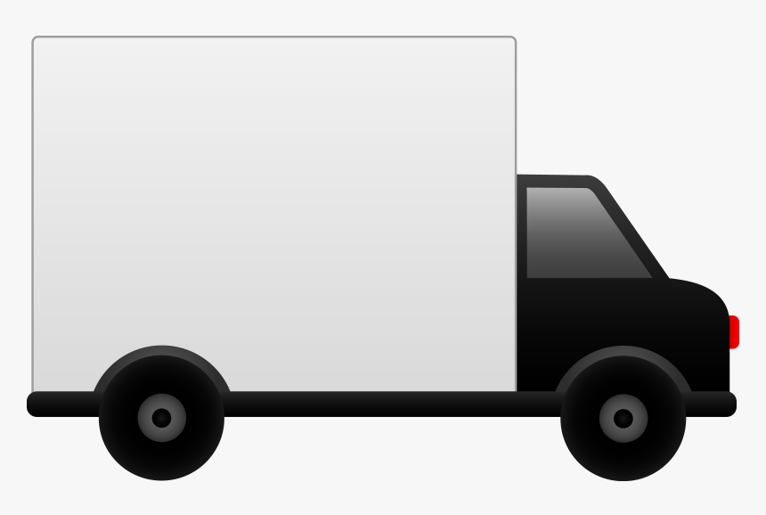 Clip Art White Free Clip Art - Delivery Truck Clipart, HD Png Download, Free Download