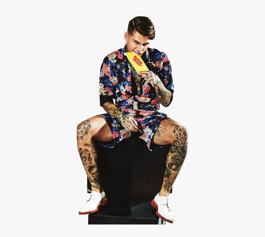 ##stephenjames #stephen #james #food #sexy #tattoos - Candy Crush On A Magazine, HD Png Download, Free Download