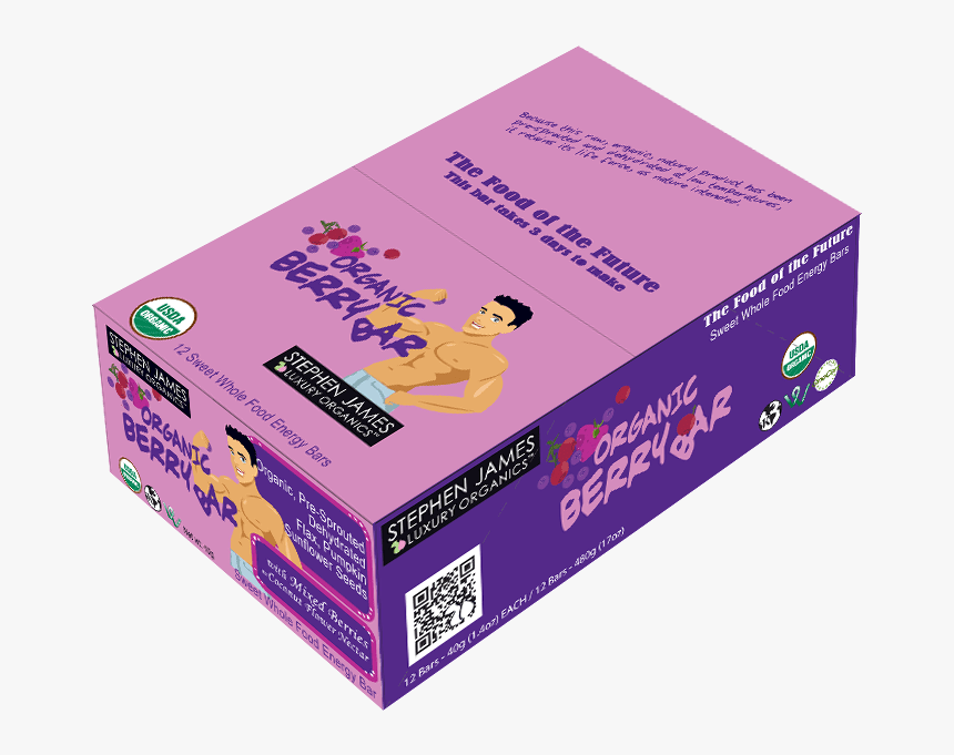 Sjo Energy Bar Pop Packaging V1 - Carton, HD Png Download, Free Download