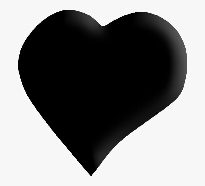Black Heart Png Clipart - Black Heart, Transparent Png, Free Download