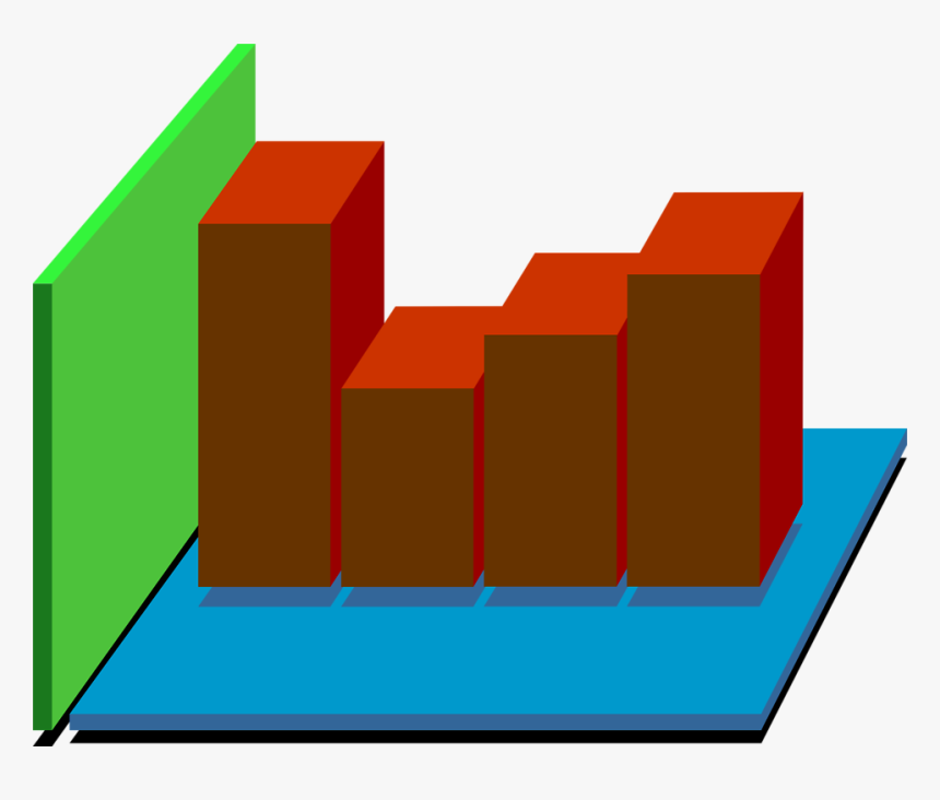 Graph 3d Png - Stacked Bar Chart 3d Clipart, Transparent Png, Free Download