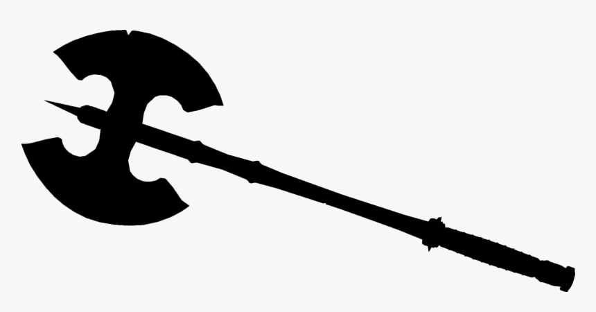 Weapon Silhouette - Pollaxe, HD Png Download, Free Download