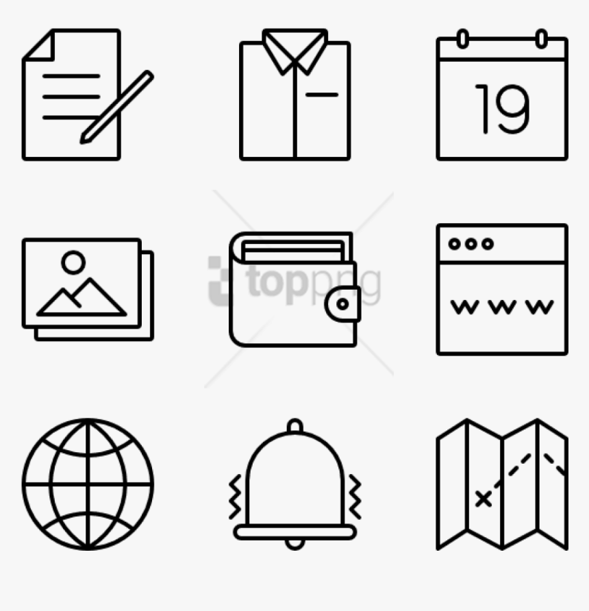 Business Icons Png - Icons Adobe Vector, Transparent Png, Free Download