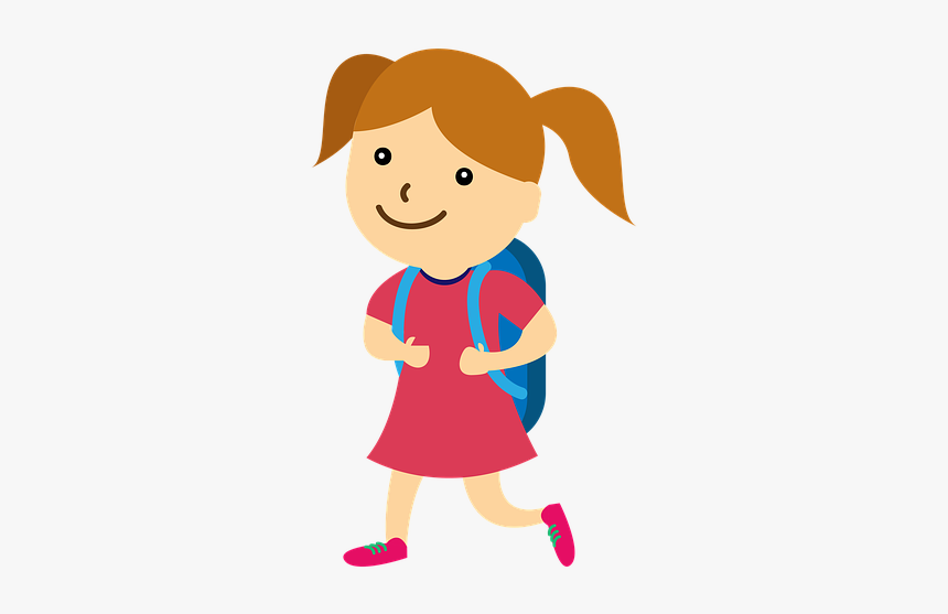 School, Girl, Back To School, Child, Study, Young - Girl Back To School, HD Png Download, Free Download