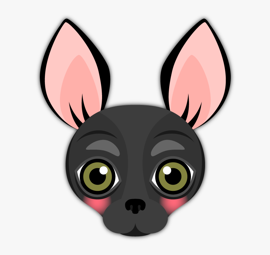 Black Chihuahua Emoji Stickers For Imessage Are You - Emoji Flag Of Mexico, HD Png Download, Free Download