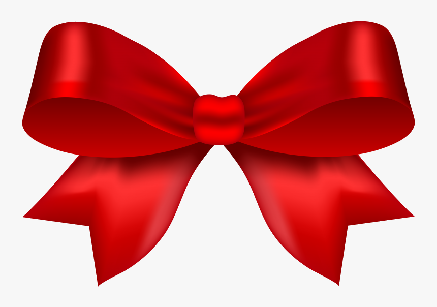 Christmas Bow Red Clipart Stunning Free Transparent - Clip Art Christmas Bow, HD Png Download, Free Download