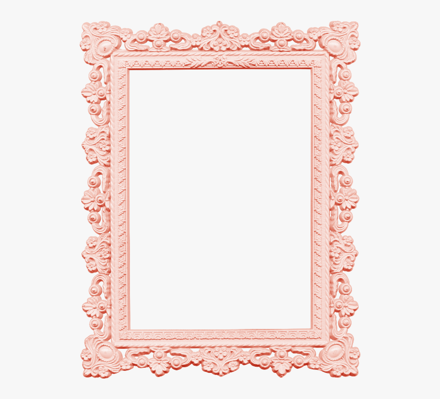 Pink Baroque Frame Png , Png Download - Pink Shabby Chic Frame, Transparent Png, Free Download