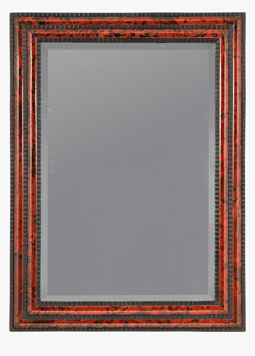 Flemish Baroque Tortoiseshell Mirror - Picture Frame, HD Png Download, Free Download