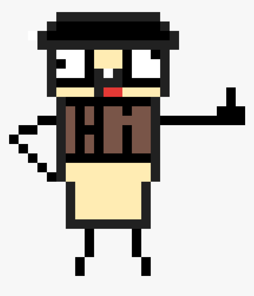 Angry Coffee Guy - Star Wars Droid Pixel Art, HD Png Download, Free Download