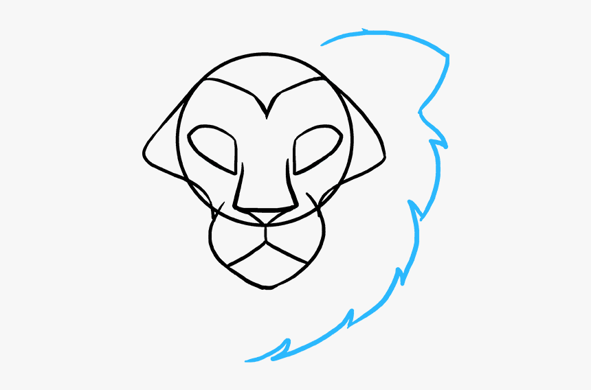 Lion Drawing Easy, HD Png Download, Free Download