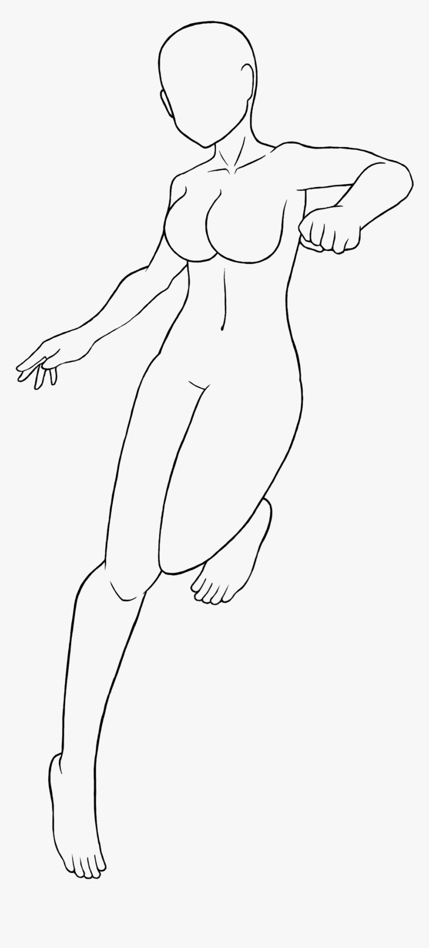   Anime Girl Coloring Pages Full Body Best