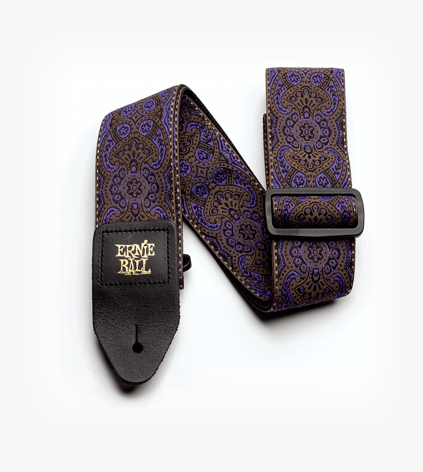 Ernie Ball Purple Paisley Jacquard Guitar Strap - Ernie Ball E Guitar Strap, HD Png Download, Free Download