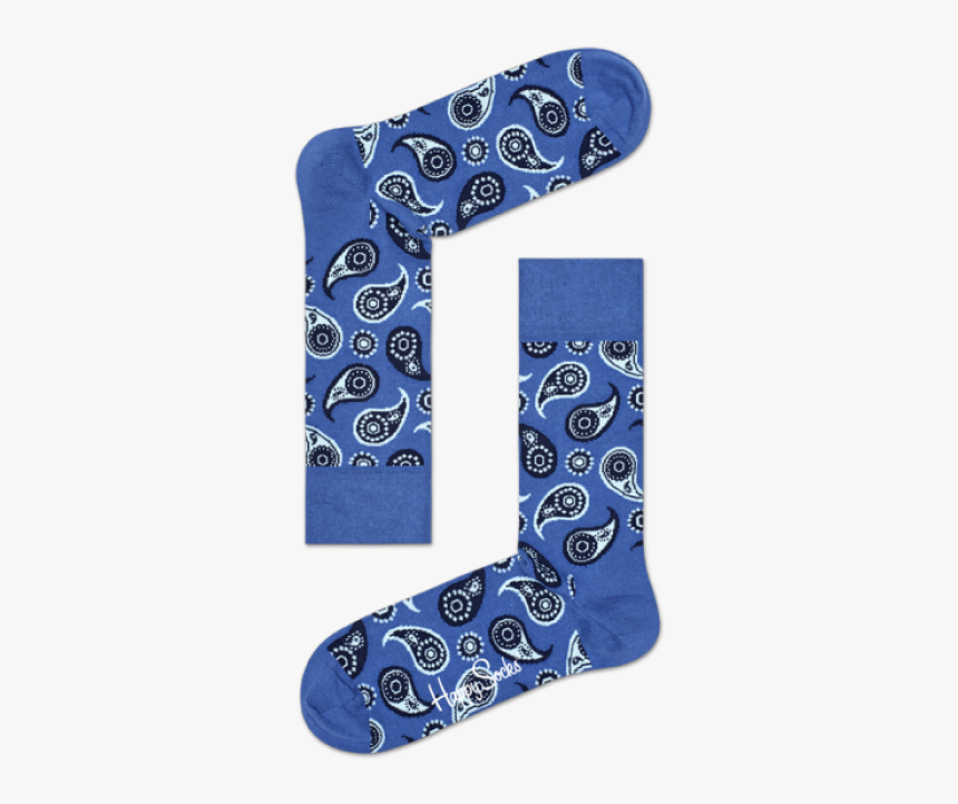 Happy Socks Classic Paisley Pattern In Blue, HD Png Download, Free Download