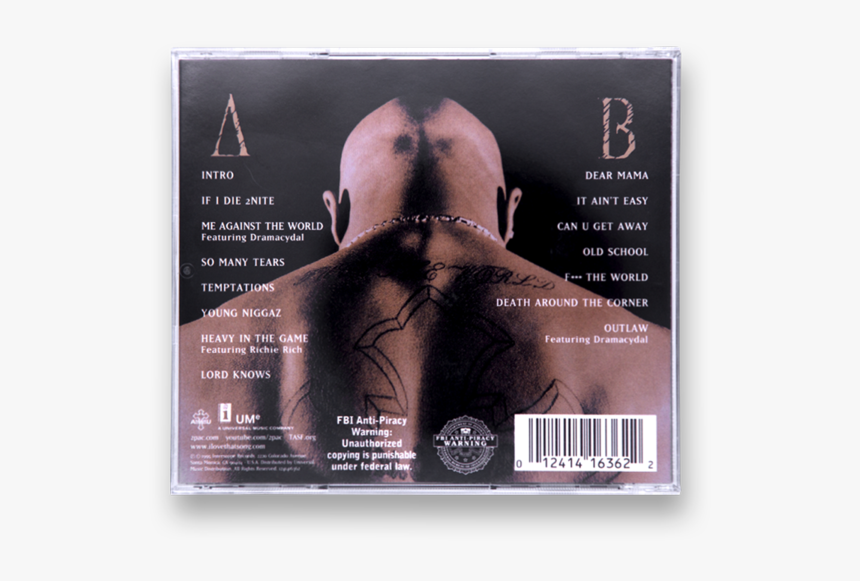 Tupac Shakur Me Against The World Songs, HD Png Download, Free Download