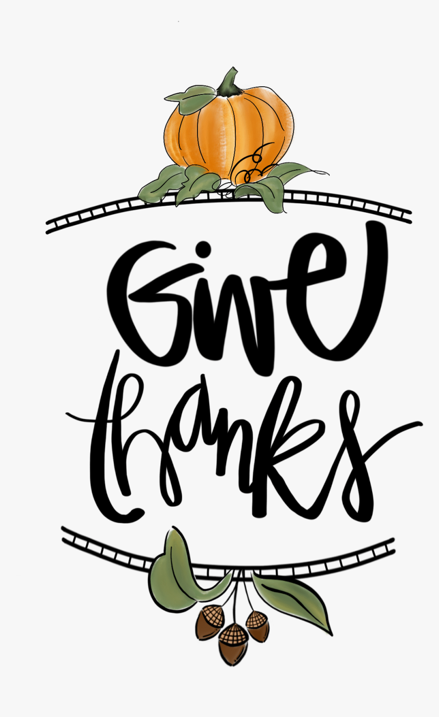 Doodle 101 Give Thanks 1arthouse Christian Thanksgiving - Clip Art November, HD Png Download, Free Download