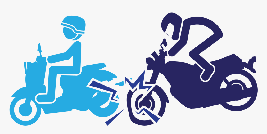 Traffic Collision Motorcycle Accident Clip Art - Motorcycle Accident Vector, HD Png Download, Free Download