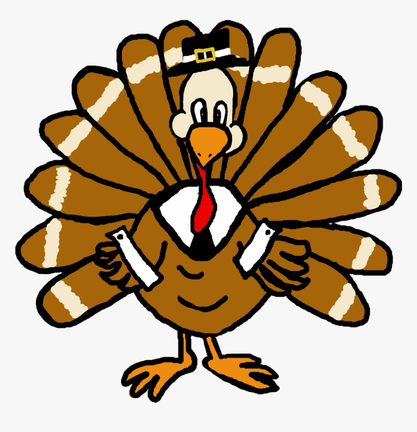 November Clipart Free Clip Art On Images Transparent - Turkey In Santa Suit, HD Png Download, Free Download
