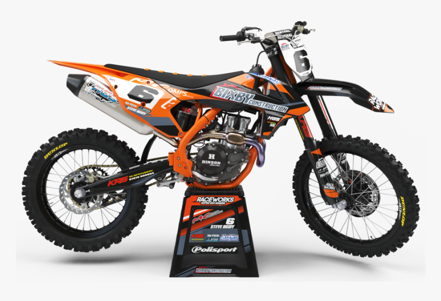 Ktm Clipart Dirt Bike - Custom Ktm Graphics, HD Png Download, Free Download