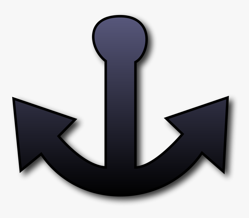 Simple Anchor Clip Art Download - Barco Nautica Png, Transparent Png, Free Download