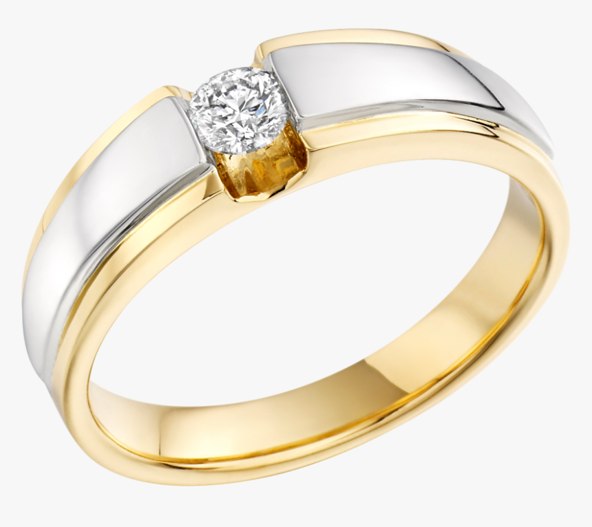 Gents Diamond Ring Band, HD Png Download, Free Download