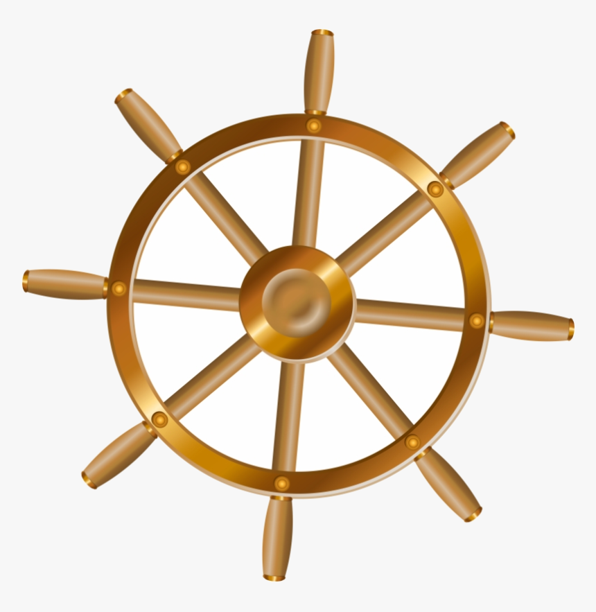 Ship Wheel Clipart Anchor Transparent For Free Png - Transparent Boat Wheel Png, Png Download, Free Download