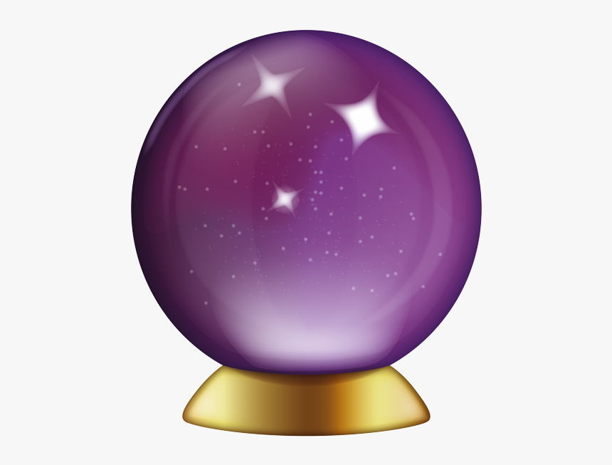 Crystal Ball Emoji Png, Transparent Png, Free Download