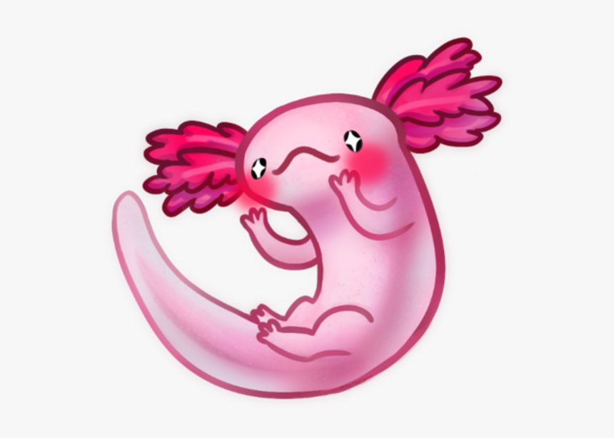 Blushing Axolotl, HD Png Download, Free Download