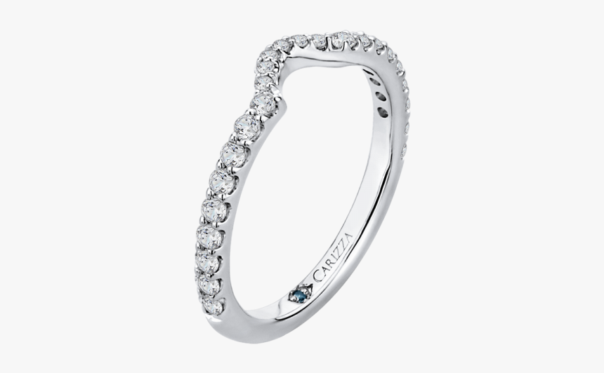 18k White Gold Ladies Wedding Band The Stone Jewelers - Engagement Ring, HD Png Download, Free Download