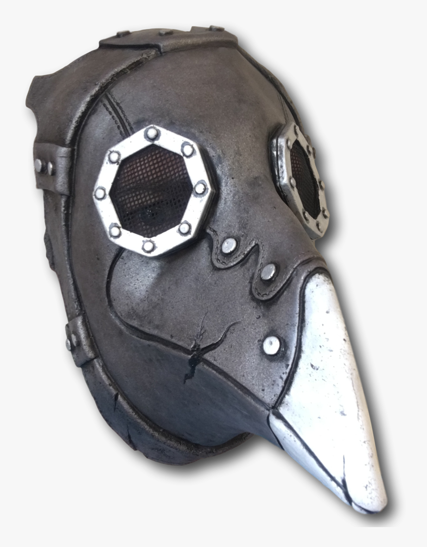 Steampunk Crow Mask Rubber Johnnies Masks Png Steampunk - Goaltender Mask, Transparent Png, Free Download