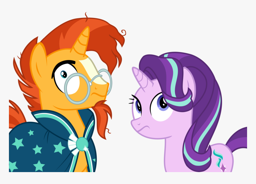 Transparent Sunburst Vector Png - Mlp Starlight Glimmer And Sunburst Vector, Png Download, Free Download