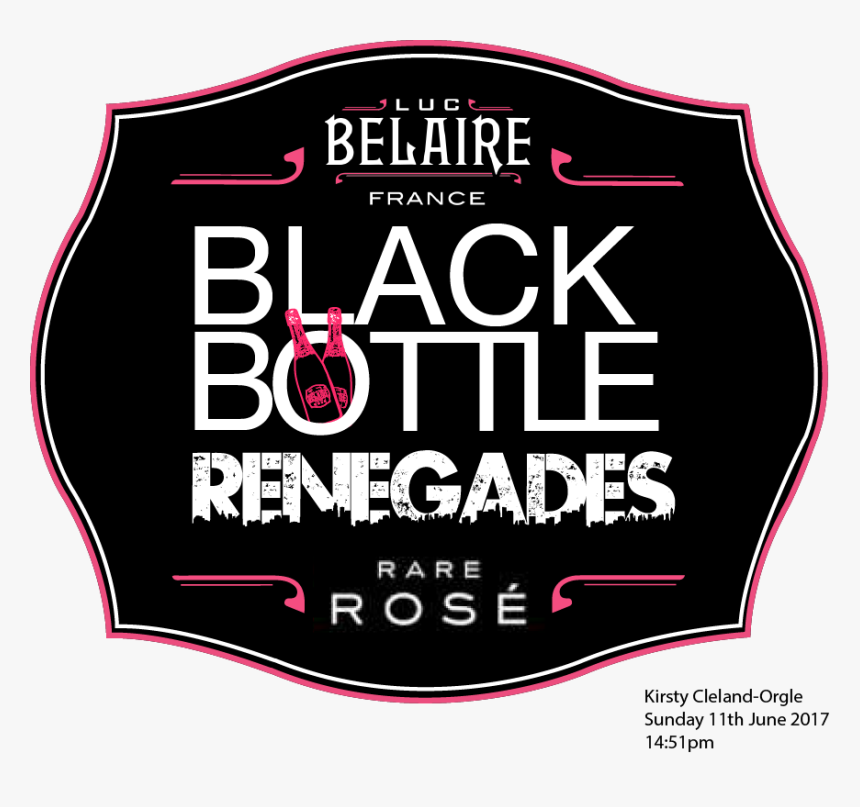 Luc Belaire Rare Rose Sparkling Wine, HD Png Download, Free Download