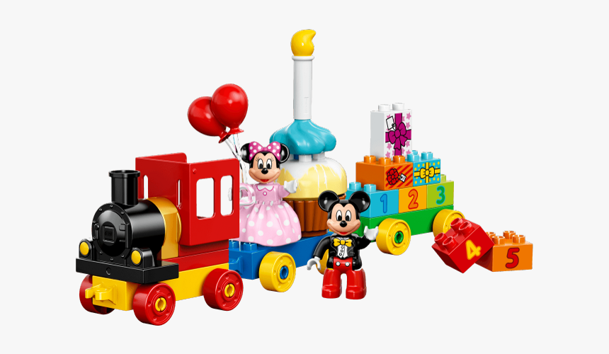 Mickey Birthday Train Duplo Instructions, HD Png Download, Free Download