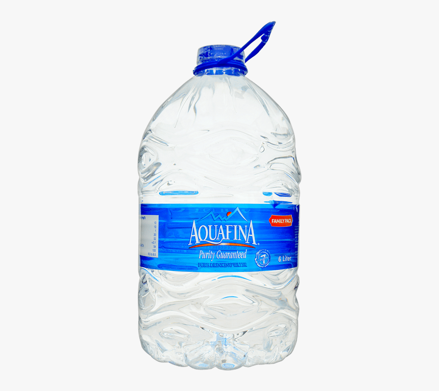 Aquafina 6 Liter - 6 Liter Water Bottle, HD Png Download, Free Download