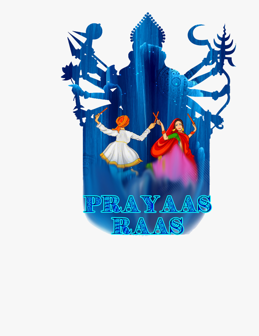 Prayaas Raas 2019,get Together And Community,mumbai - Creative Dandiya Night Poster, HD Png Download, Free Download