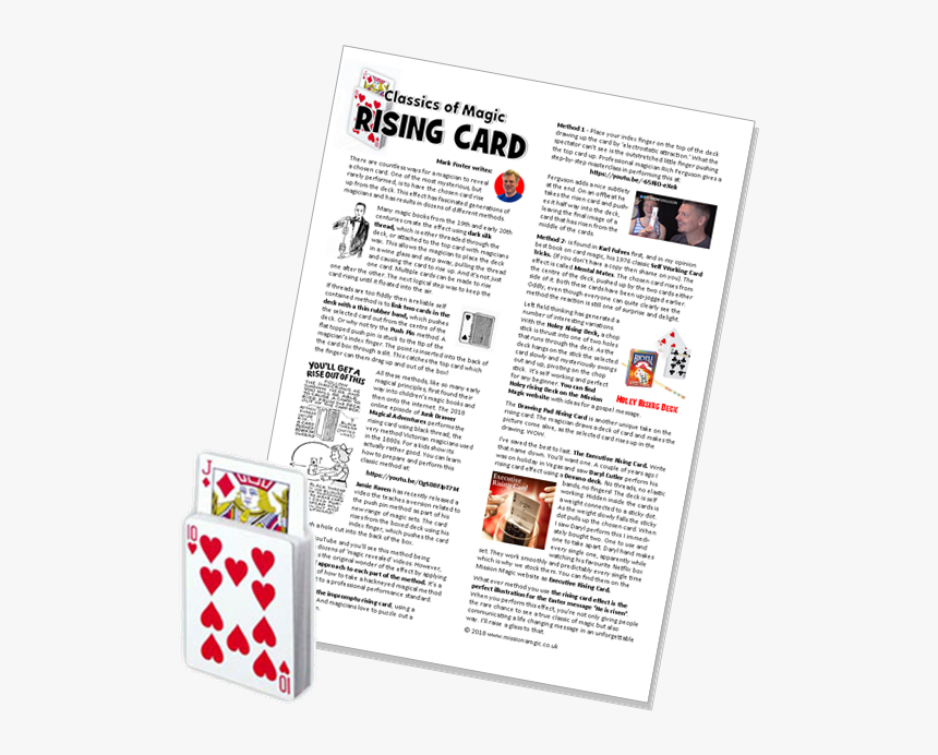 Rising Deck Article Picture - Card Deck, HD Png Download, Free Download