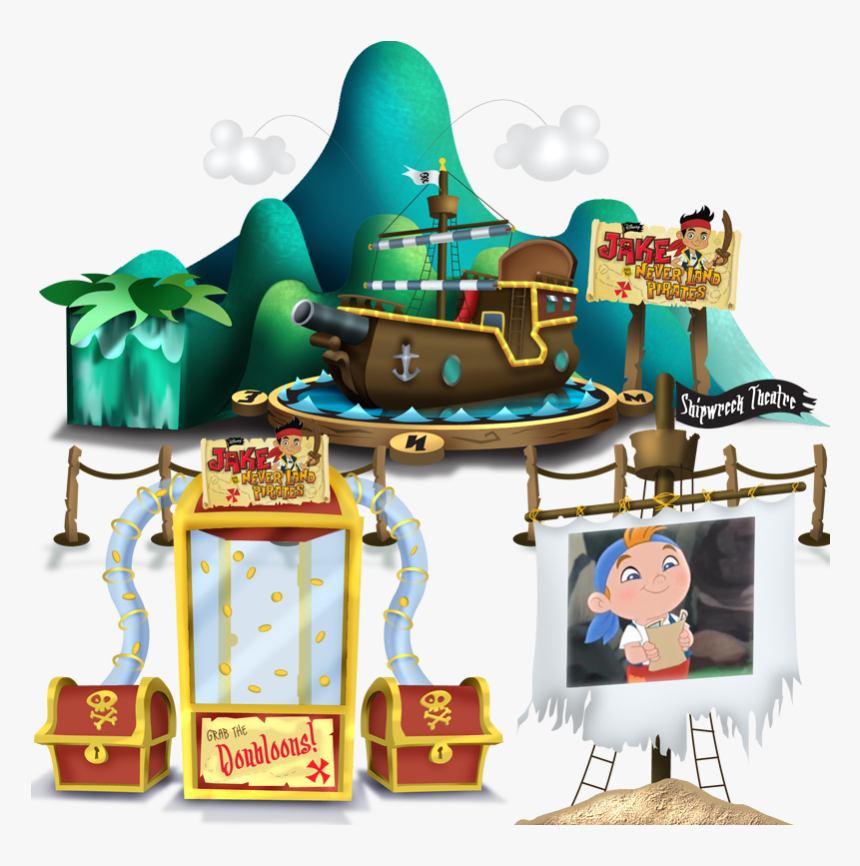 Jake & The Neverland Pirates Mobile Experience - Concept Art Jake The Pirates, HD Png Download, Free Download