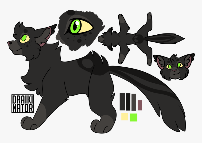 Baby Tadpole Ref For The Catastrophe Secret Project - Warriors Cats Draikinator Cat Ref, HD Png Download, Free Download