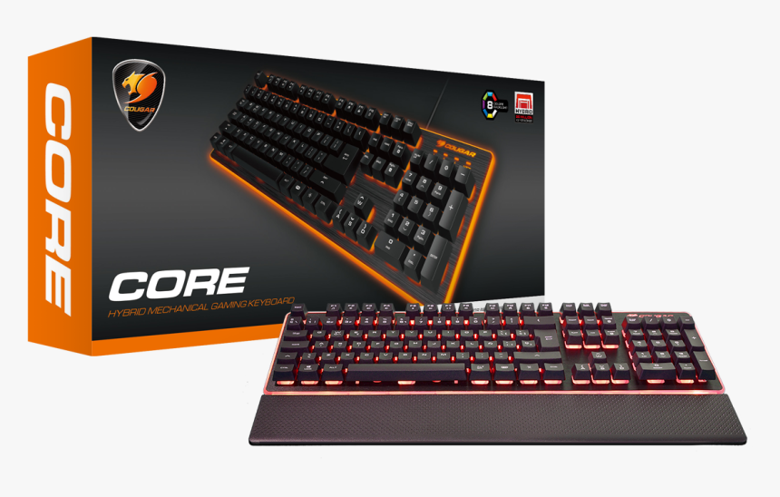 Cougar Core Ex Hybrid Mechanical Gaming Keyboard, HD Png Download, Free Download