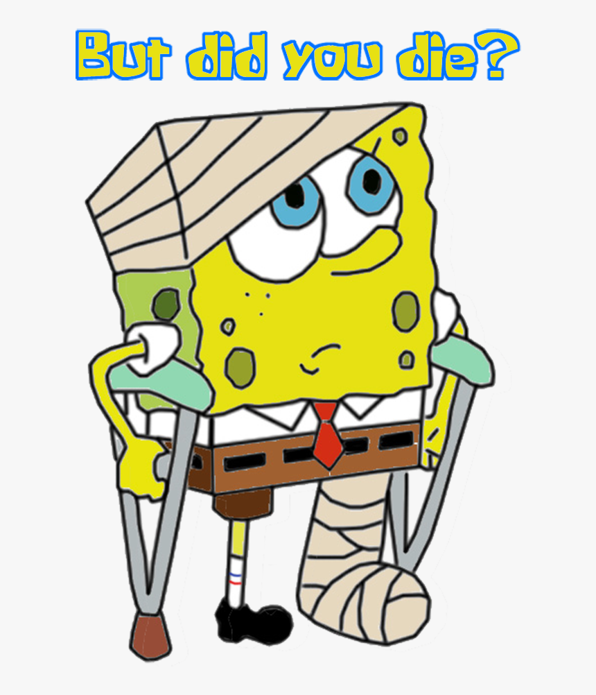 Spongebob Breaks His Leg, HD Png Download, Free Download