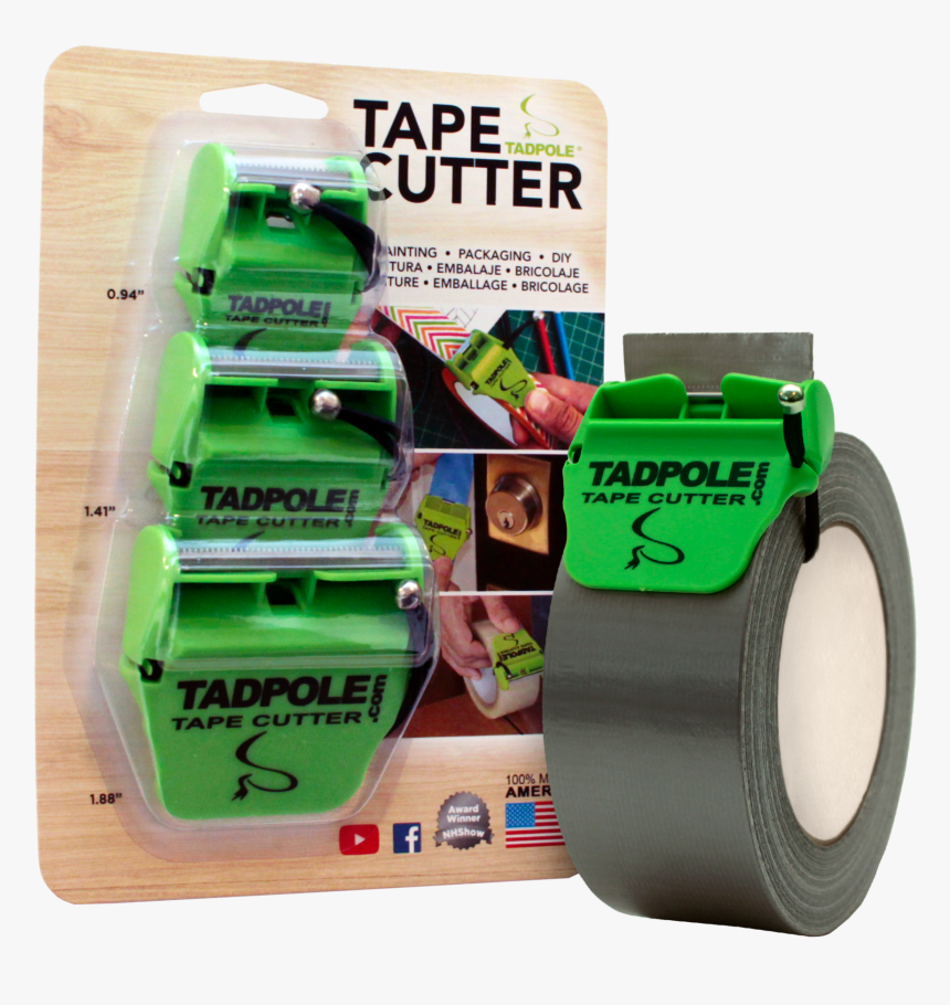 Three Pack Combo - Tadpole Tape Cutter, HD Png Download, Free Download
