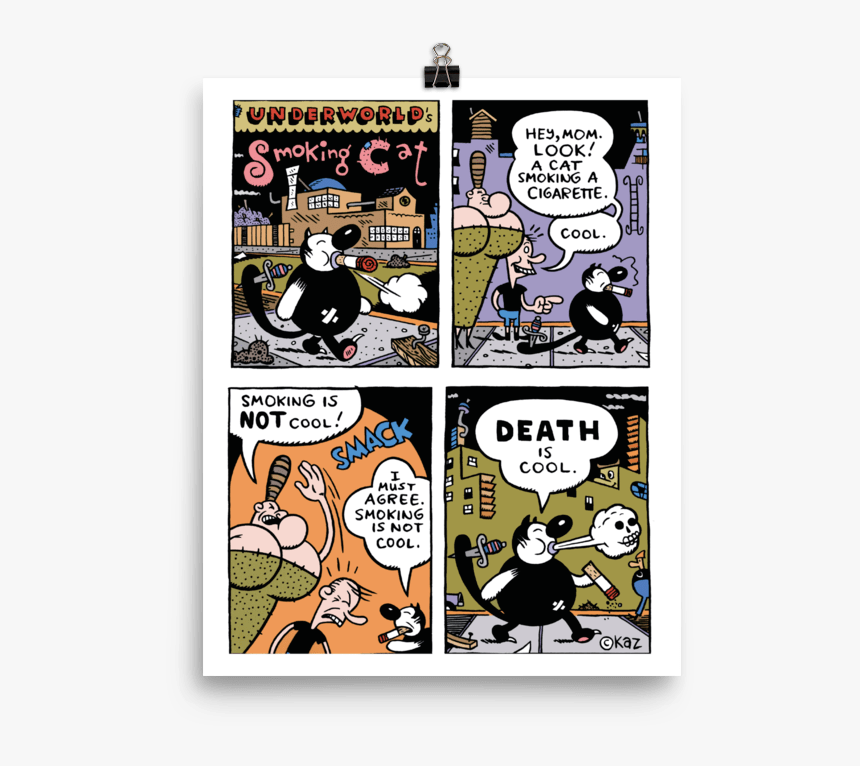 Underworld Comic Smoking Cat, HD Png Download, Free Download
