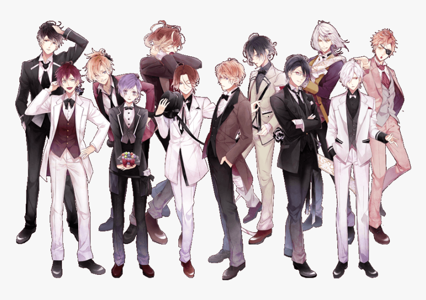 Transparent Laito Sakamaki Png - Diabolik Lovers Sakamaki And Mukami, Png Download, Free Download