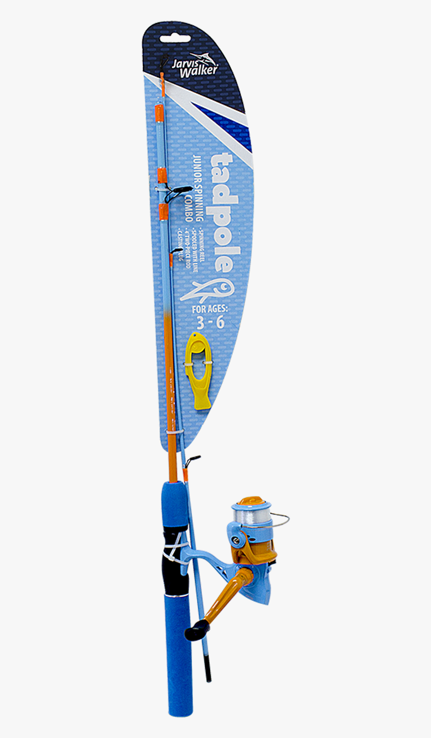 Jarvis Walker Tadpole Orange Reel & Blue Spin 4ft Rod"
 - Ski, HD Png Download, Free Download