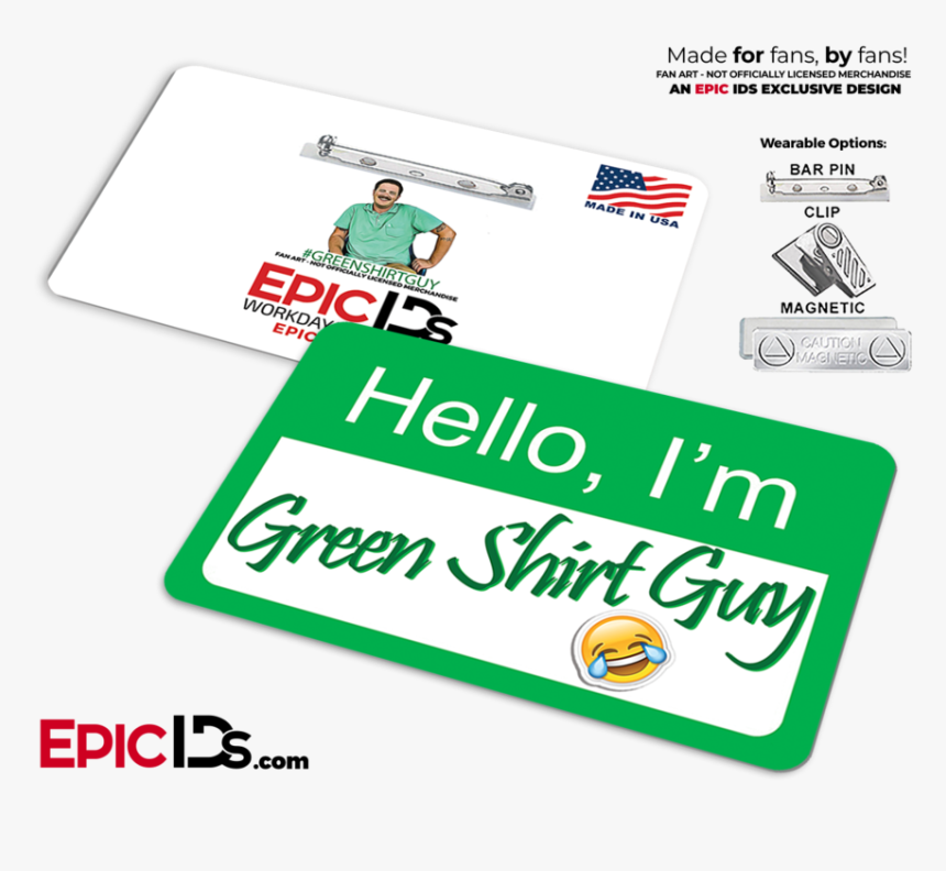 "hello I"m Green Shirt Guy - Human Action, HD Png Download, Free Download