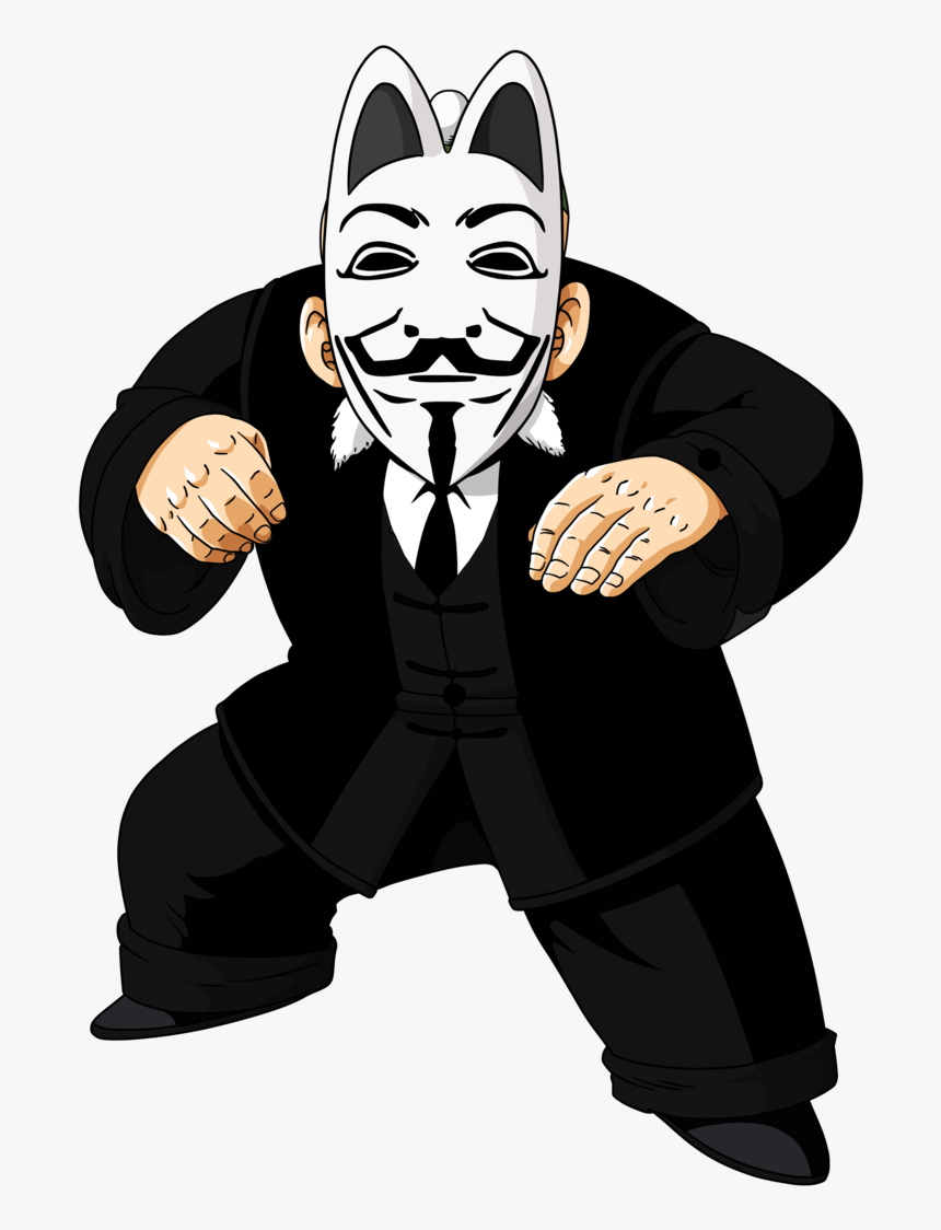 Transparent Anonymous - Grandpa Gohan Png, Png Download, Free Download