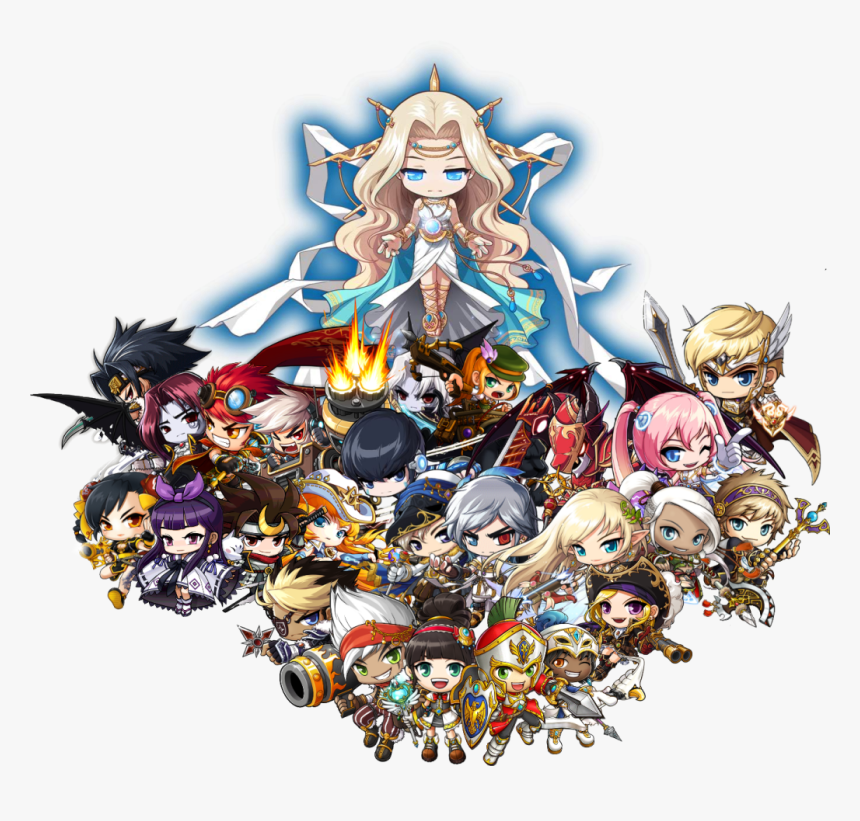 Maple Story - Maple Story Every Characters, HD Png Download, Free Download