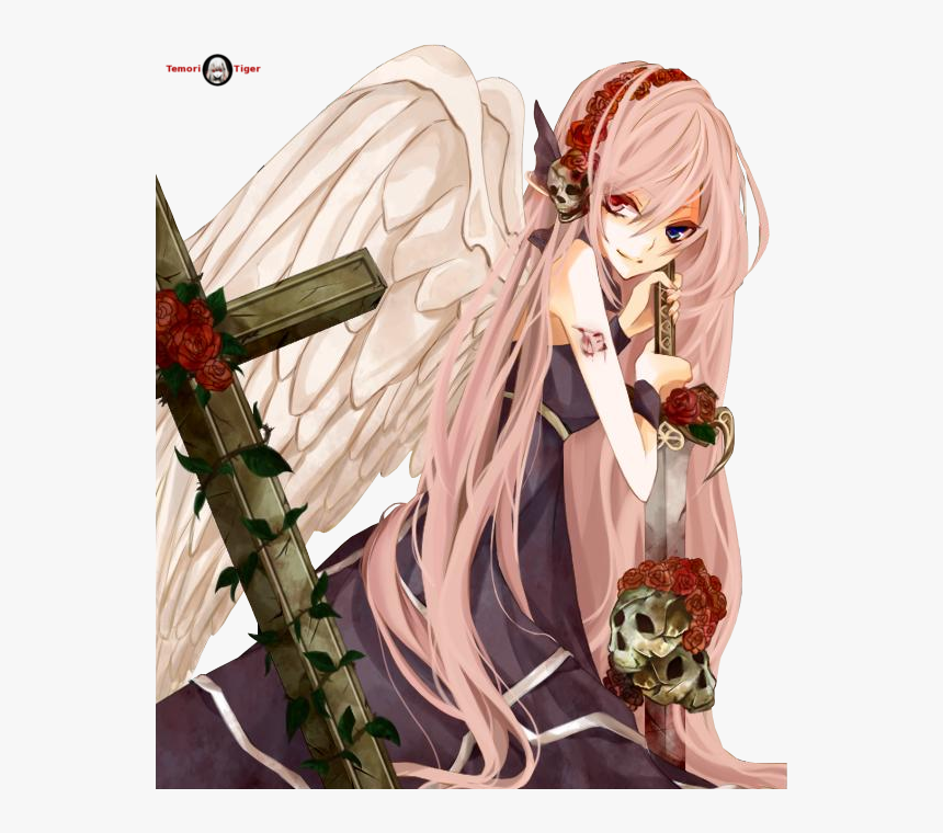 Transparent Funny Anime Png - Luka Vocaloid Angel, Png Download, Free Download